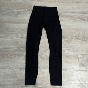 Lululemon wunder under black leggings